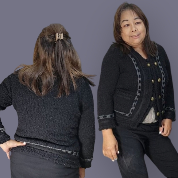 BCBG MAXAZRIA WOMENS SMALL WINTER BUTTON DOWN CARDIGAN SWEATER - Picture 1 of 7